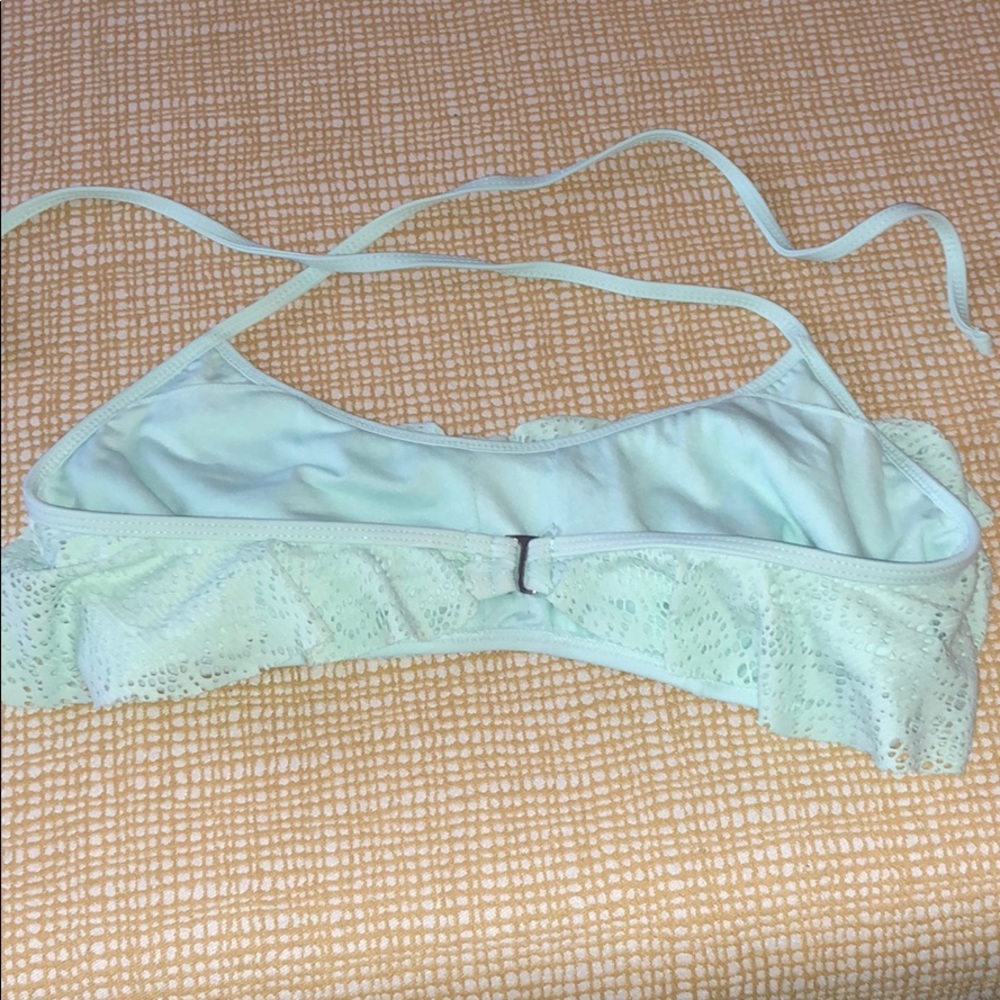 Teal Ruffle Bikini Top - Picture 2 of 2
